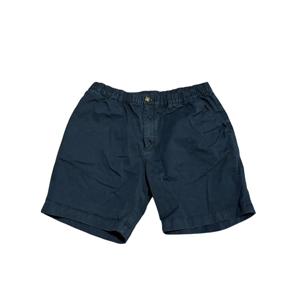 Chubbies Originals Navy Blue Chino Shorts 7" Inseam Medium Preppy Clean Button - Picture 1 of 8